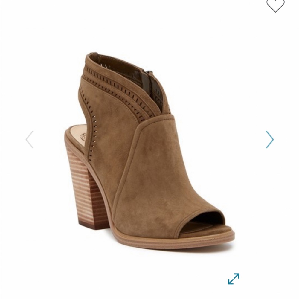 Vince Camuto Koral Heeled Peep Toe Bootie